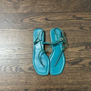 Prada Women's Vibrant Blue Sandals
